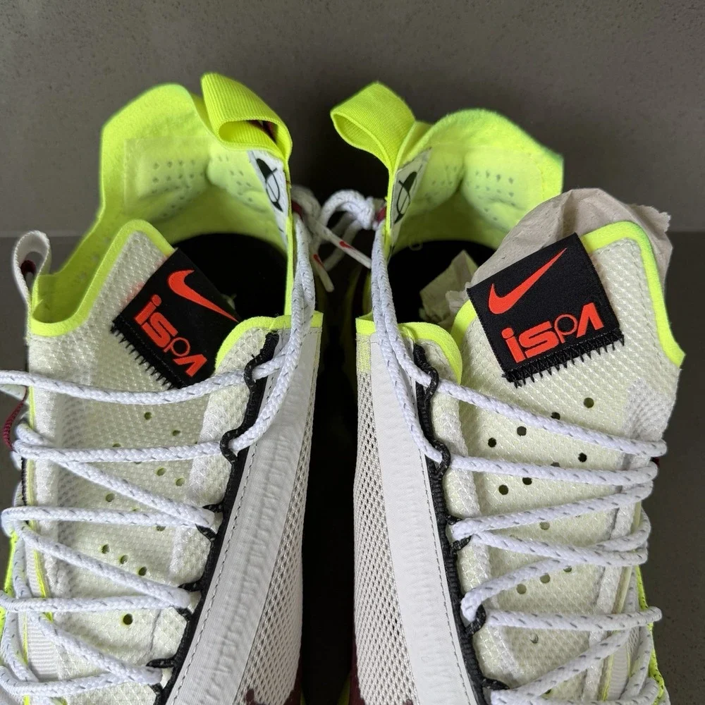 Nike React ISPA WR Platinum Volt Men's Size 11 Running Sneakers CT2692-002